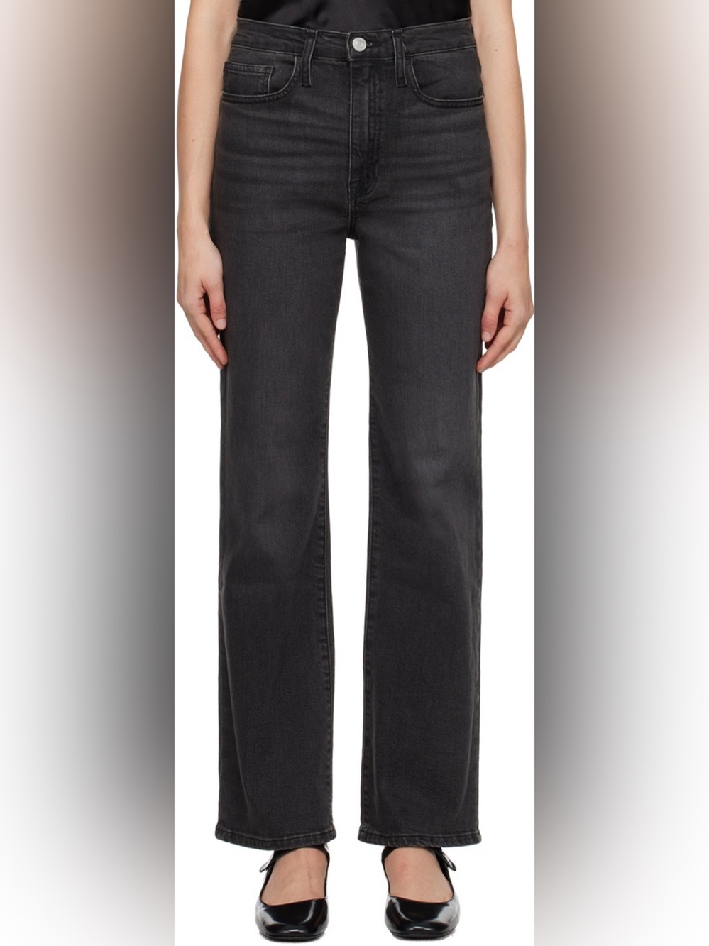 FRAME Black 'Le Jane Ankle' Jeans
by Frame Denim